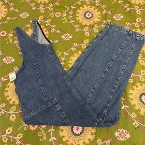 NWT We The Free High Roller Indigo Denim Jumpsuit